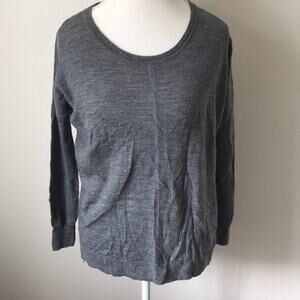 Madewell Gray cashmere sweater